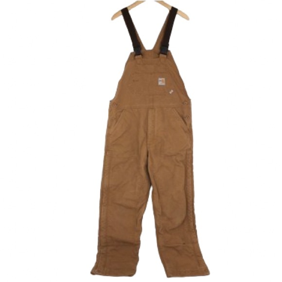 CARHARTT FR Flame Resistant Duck Bib Overalls Quilt Lined Double Knee Men’s 32 - Picture 3 of 17